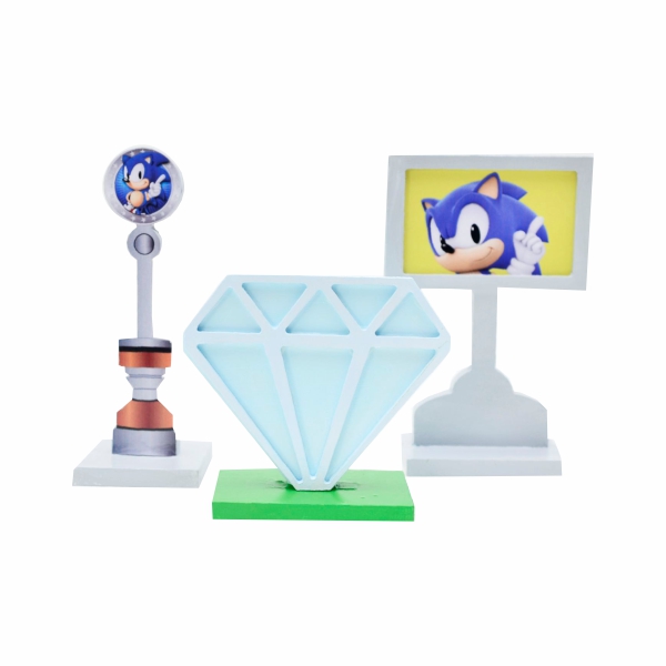 Sonic - Kit Recorte Madeira Personagens 